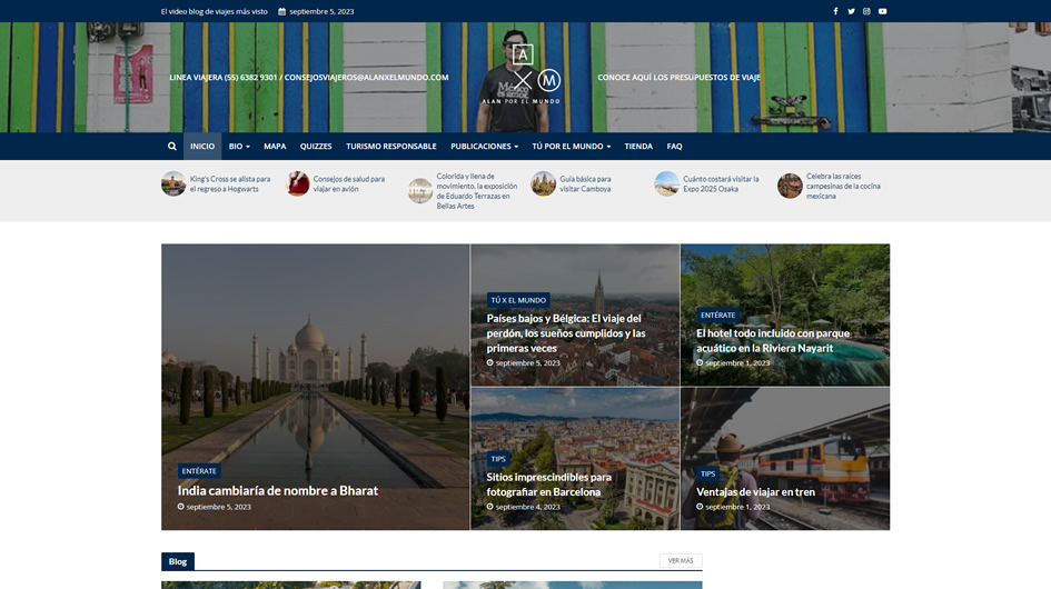 descubre el blog de turismo alan por el mundo